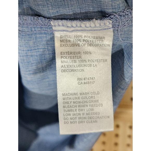 World Wide Sportsman Shirt Santos Island Short Sleeve Marina Blue Men's Size L‎ - Picture 3 of 13